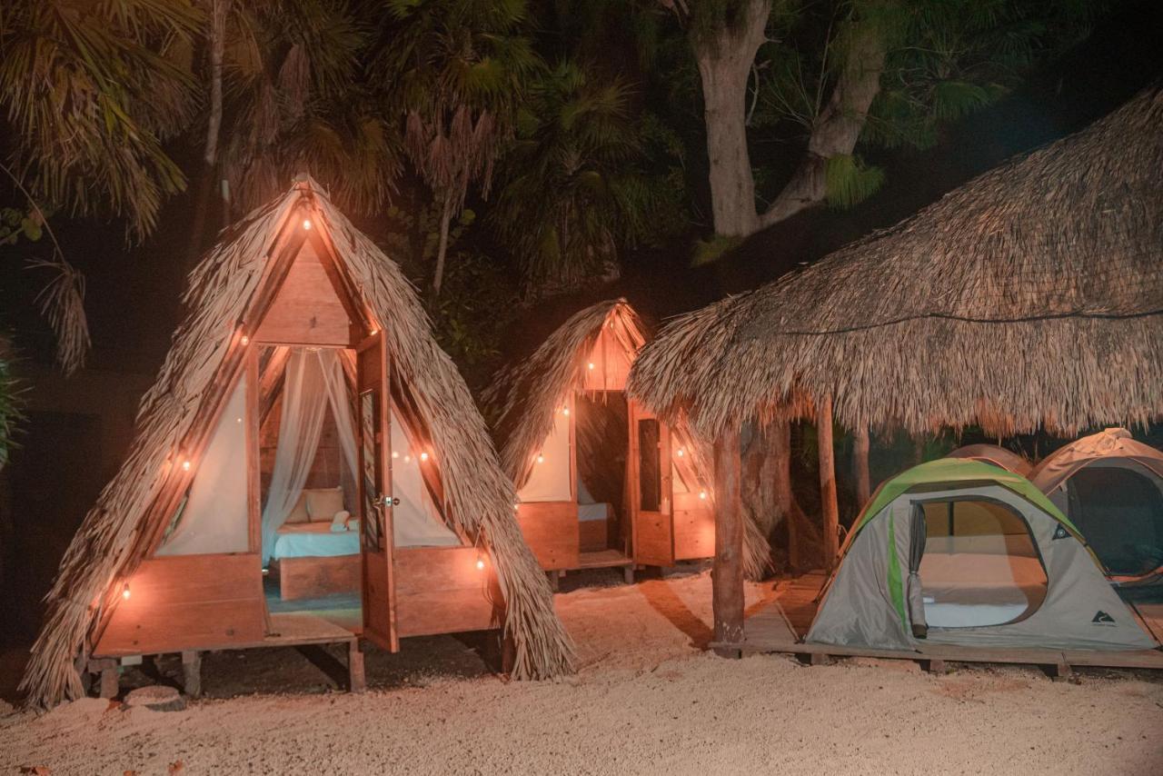 Mapache Hostel & Camping Holbox Extérieur photo