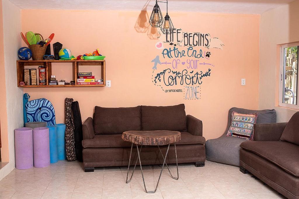 Mapache Hostel & Camping Holbox Extérieur photo